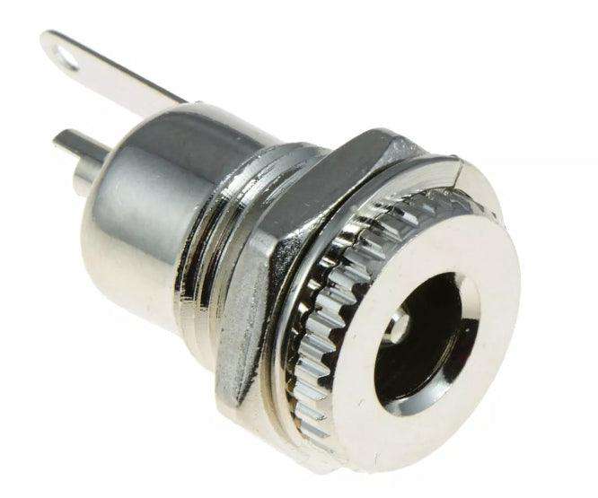 Dc Plug Panel Mount 2.5x09mm Metal Type Dc 099 2.5