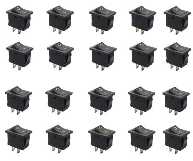 Micro Rocker Switch Spst On Off 3 A 250 Vac 15x10x17mm 200/Bag Kcd5 101