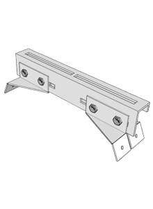 KD Solar adjustable roof anchor for portrait no-rail IBR solution