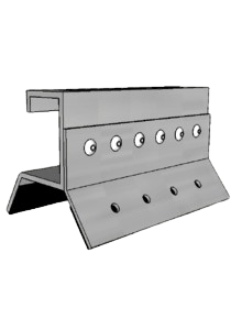 Kd Solar 120mm Short Rail Roof Anchor For Ibr Flat Roof A Frame Mounting Solution