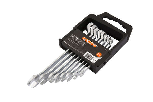 Spanner Comb. Set Kendo 8 Pc 8 19 Mm