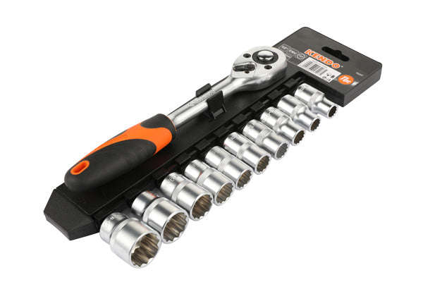 Socket Set 1/2``Dr Kendo 11 Pc 10 24 Mm