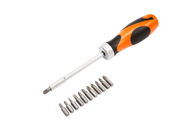 Screwdriver Set Kendo Ratchet +12 Bits