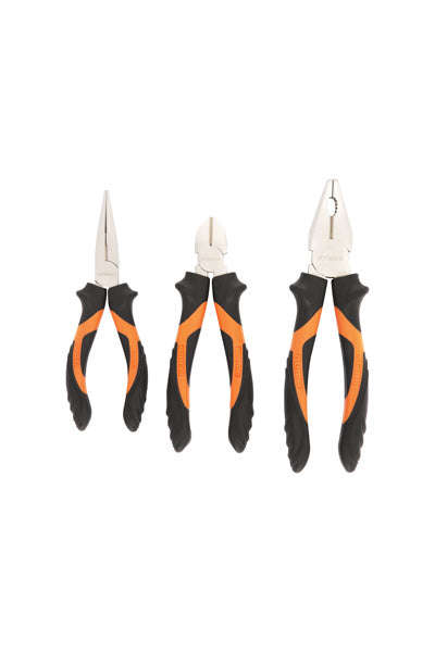 Plier Kendo 3 Pc Set Comb Long Nose Diag