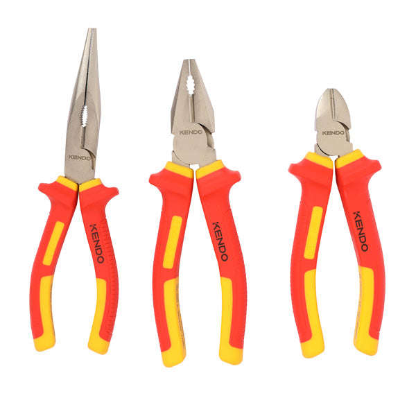 Plier Kendo 3 Pc Vde Plier Set