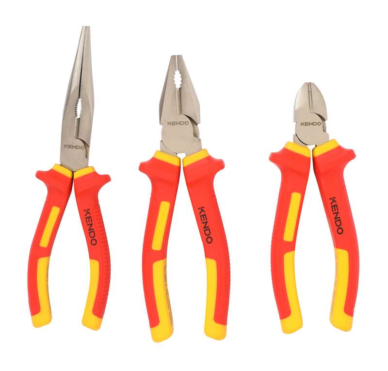 Plier Kendo 3 Pc Vde Plier Set