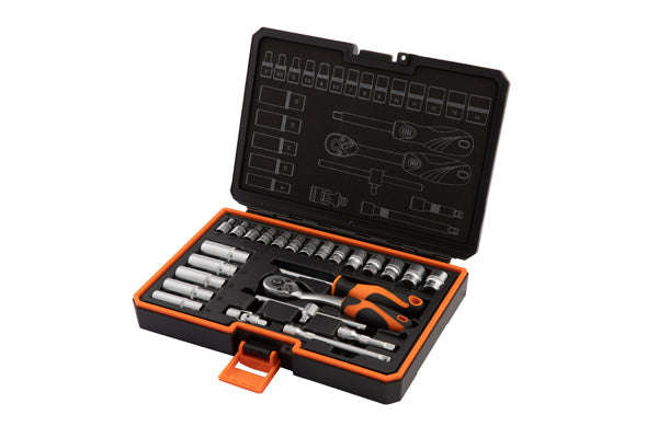 Socket Kendo 1/4`` Set 25 Pc
