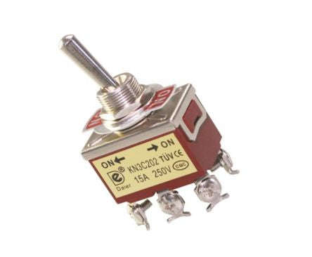 Large Toggle Switch Dpdt On On Screw Terminals Kn3 C 202