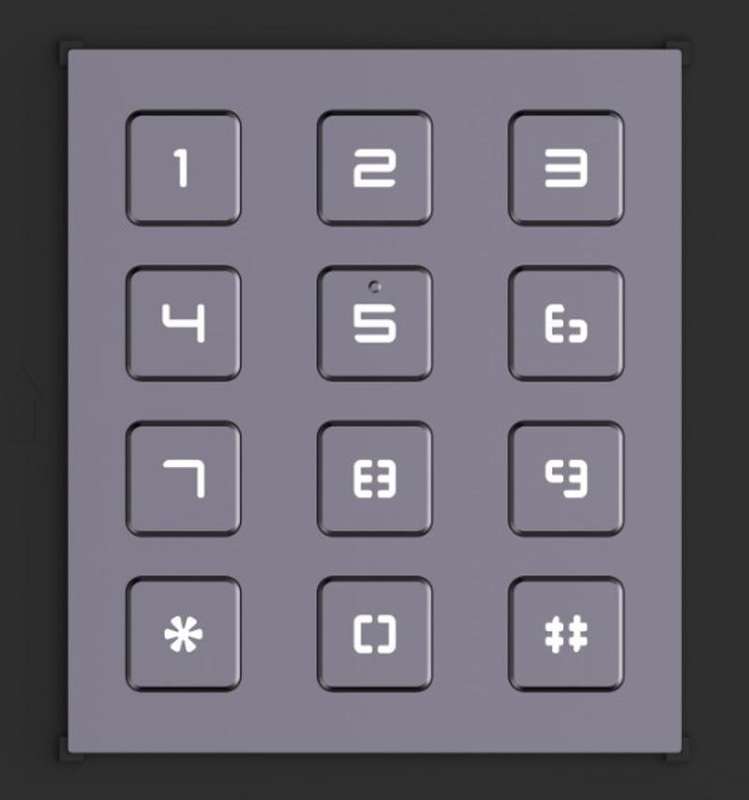 Hikvision - DS-KD8003 Keypad Module Indoor Door Station Dialing Pin-code Access Control