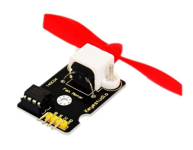 Electric Motor With Fan On A Pcb Ks0168