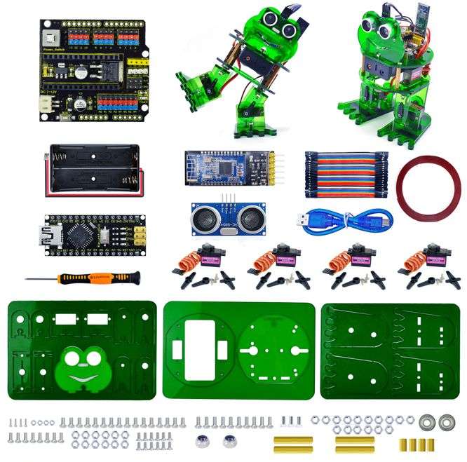 Frog Robot With Graphical Programming Ks0446