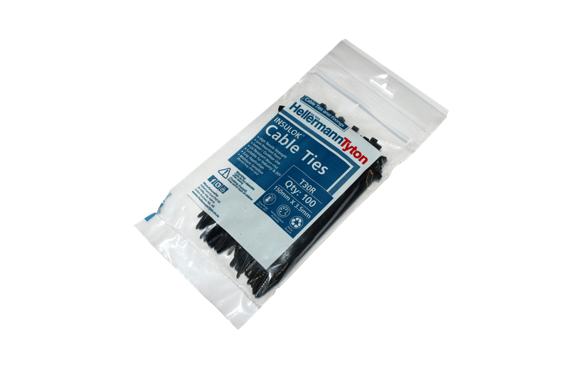 Cabletie Ht Black 200 X4.6 Mm Pk100 T50 R