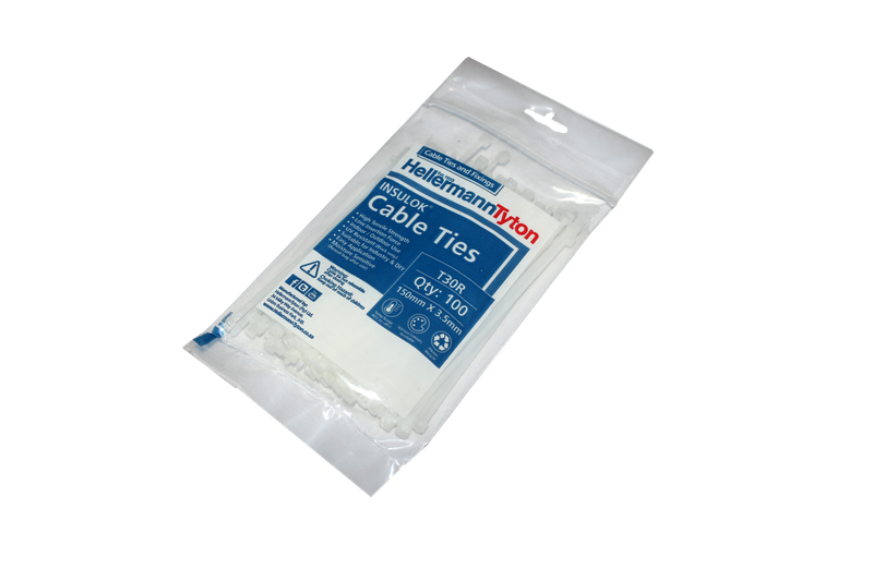 Cabletie Ht White 200 X4.6 Mm Pk100 T50 R