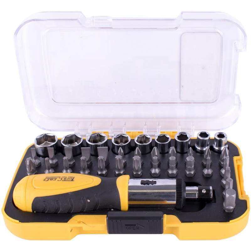 Screwdriver Ratchet Bit Set 37 Pc