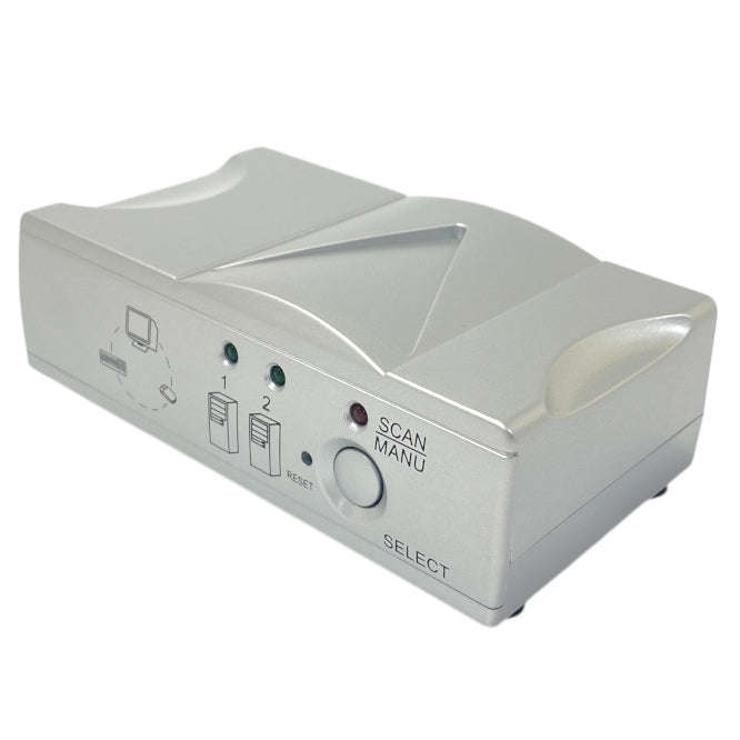 2 Port Auto Kvm Switch 200 M Hz 140x80x41mm Kvm2 Wc