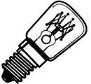 Lamp E14 S 110 V/120 V 25 W Oven 25x70mm Mw0470120025