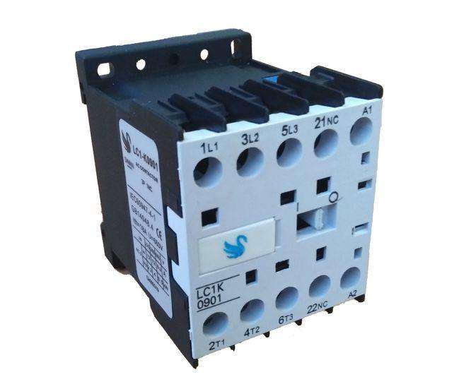 Ac Contactor 9 A 400 Vac Coil 3 P, 3 No & 1 N.C Aux Lc1 K0901 400 Vac
