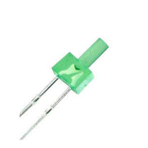 Led 2mm Di Green Rnd/Flt 7mcd 70 D Bl S2136 *A*
