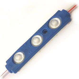 Led Module 3x Cool Blue, 460 465nm 1.2 W In Line 7013 5630 Blu 1.2 W