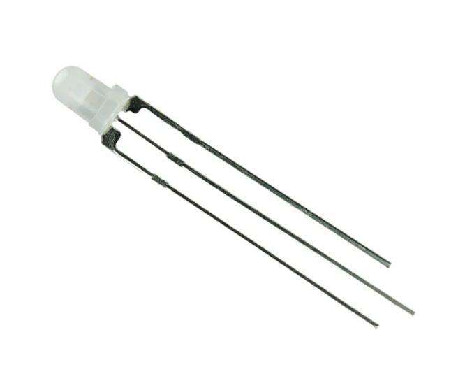 Led 3mm Cl Rd+Gr Bi Colour 3 P C C Bl Bhg201