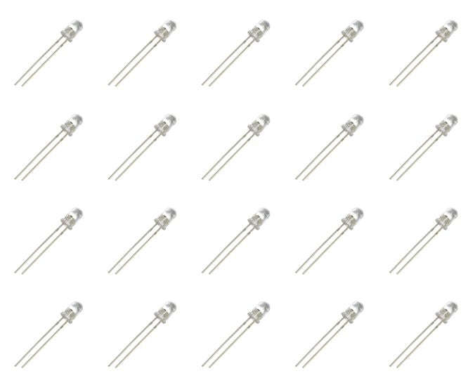 Led 5mm Cl Red 630n M 14 Kmcd 30 Deg 1 K/Bag 200829