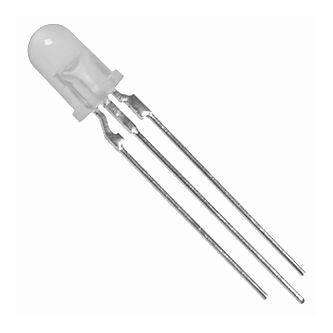 Led 5mm Frosted Red & Green Common Cathode Debulk F5 Arg9 Hw A