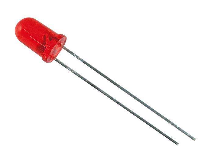 5 Mm Round Red Diffused Led 700mcd 90 Deg Debulk Sp1012022 22