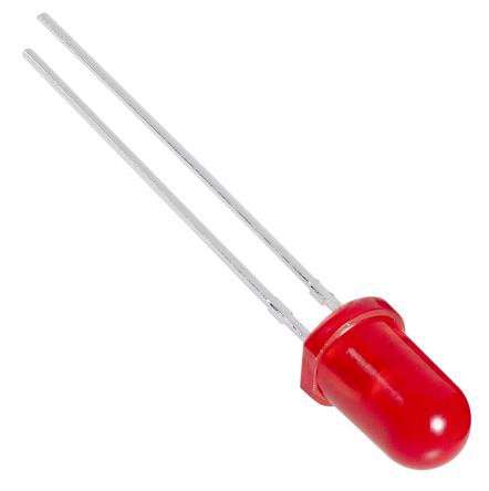 Led 5mm Di Red Round 5 V 50mcd 625nm 90 Deg Debulk 240529