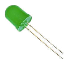 Led 8mm Di Gr Rnd 59mcd 27mm Lug81 D