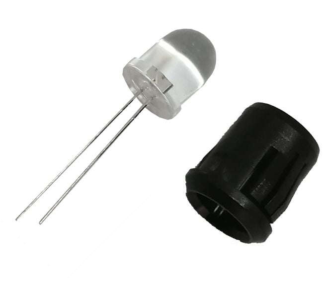 Led Kit 10mm Clear Blue Led In Holder Elvey 005