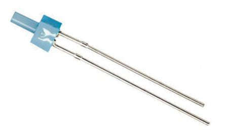 Led 2mm Blue Flat 400 600mcd 120 Deg 181427