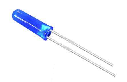 Led 5x16mm Blue Rnd High Head 1000 2000mcd 90 D 181419