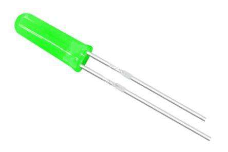 Led 5 Mm Green Rnd High Head 200 400mcd 90 D 181417