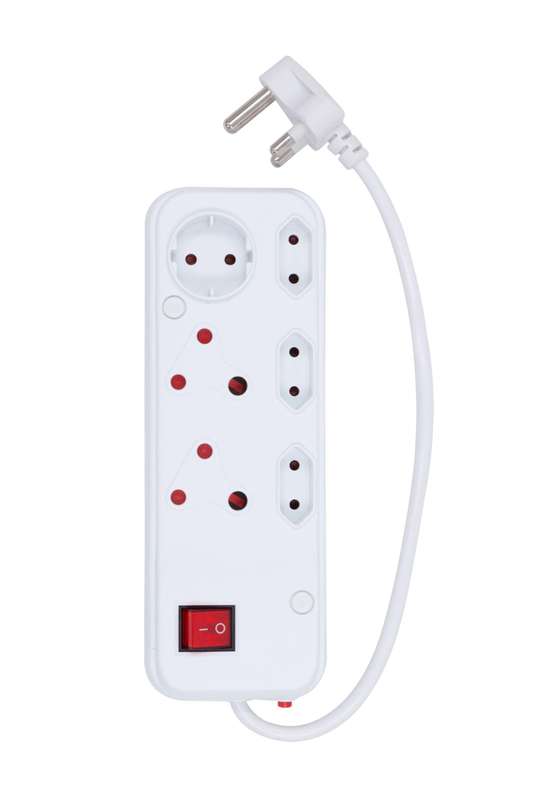 6 Way Switched Multi Plug