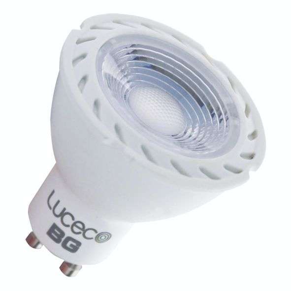 Luceco Gu10, 1Pc 5W, 370Lm, Neutral White, 4000K, Non-Dim Led Globe