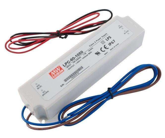 Power Supply Encl. Led Driver I=220 V O=9 48 V 1.05 A 50 W Lpc 60 1050