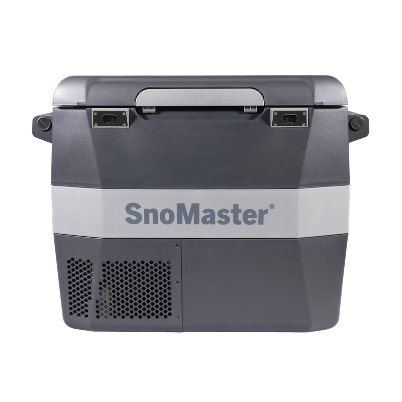 SnoMaster - 54L Plastic Portable Fridge/Freezer DC With 220V Power Adapter - Grey