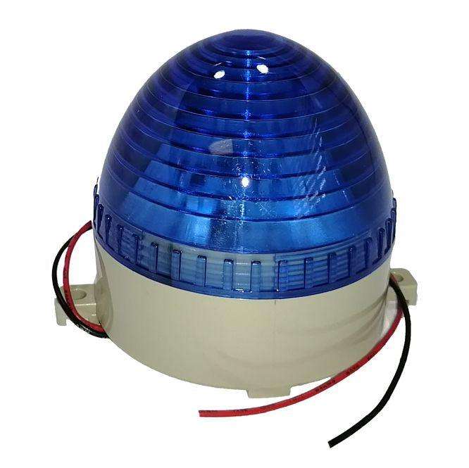 Strobe / Beacon Led Light 24 Vdc 2 W D=70mm Blue Scr Lte 3072 Dc24 S Bl F