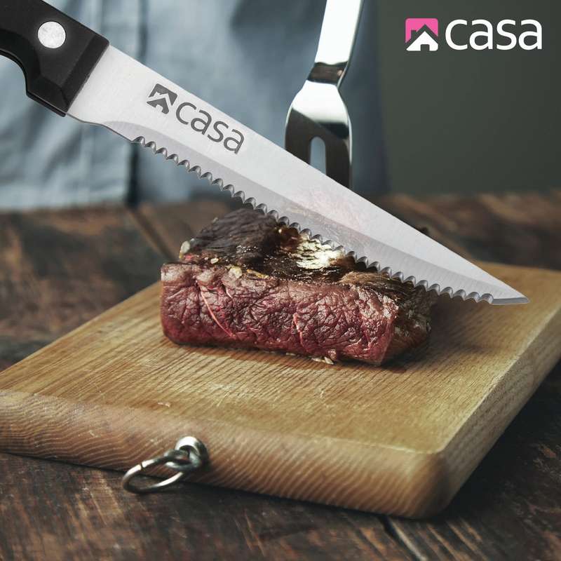4 Pc Steak Knife Set Como