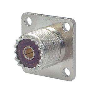 Uhf Socket So239 P/M Solder Bakelite 4 Hole M5508 B