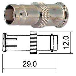 Adapter Bnc Socket To .F Plug Quick Fit M5572
