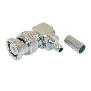 Bnc Plug R/A Crimp Rg58 U M55776 Tl