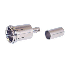 F Plug Crimp 5mm Rg58 Quick Connect 2 Pc M5605 L