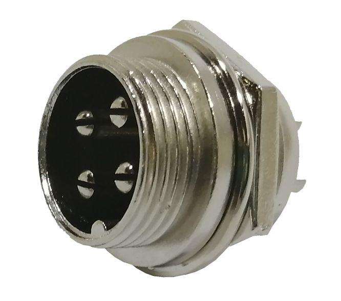 M16 4 W P/M Mic Plug 5 A 125 V Aviation Connector M5902 C