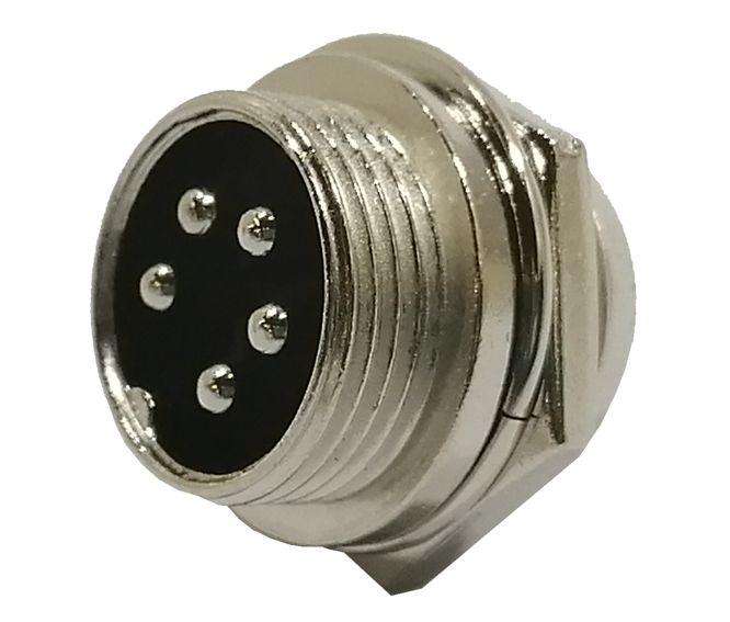 M16 5 W P/M Mic Plug 5 A 125 V Aviation Connector M5902 D