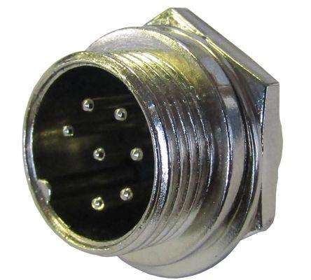 M16 7 W P/M Mic Plug 5 A 125 V Aviation Connector M5902 F