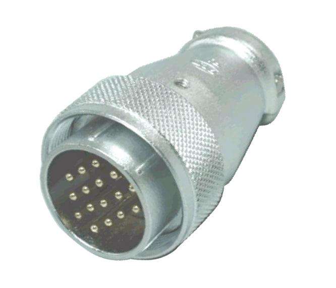 Circular Power Conn M30 16 W Plug In Line M595725 P