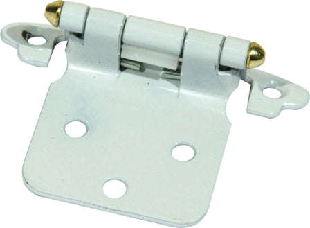 Mackie Hinge Self Close White/Gold 1 Pr