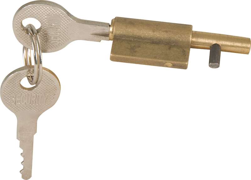 Mackie Keyhole Blocker Brass