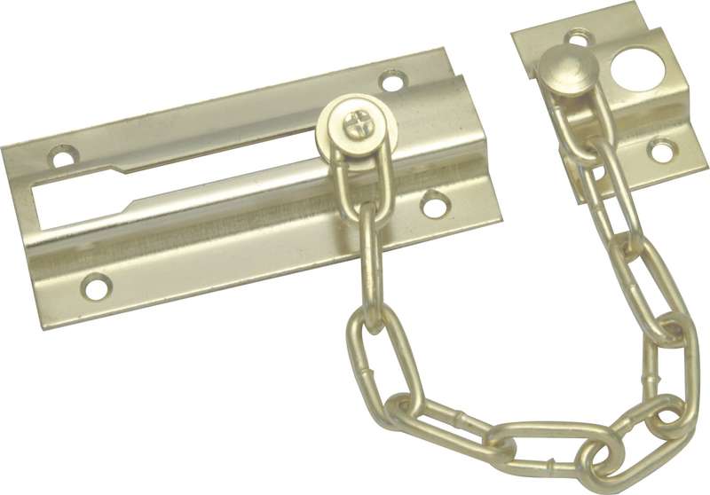Mackie Door Chain Brass Plated